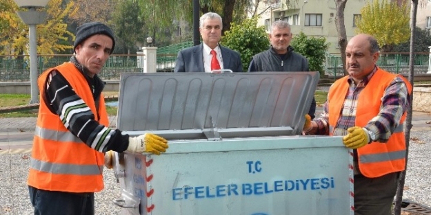 Efeler’de Çöp Konteynerleri Değişiyor