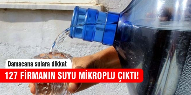 Damacana sular mikrop yuvası!