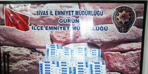 Gürün’de Kaçak Sigara Operasyonu