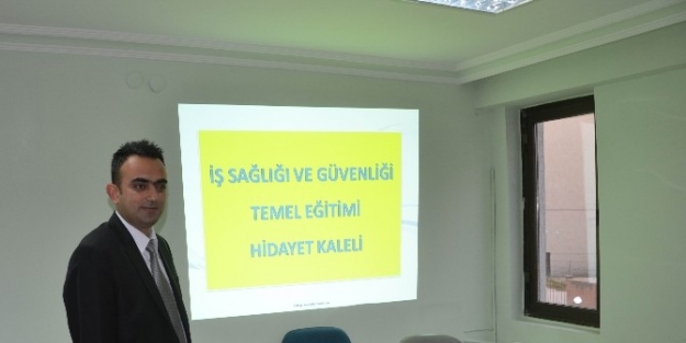 Ereğli Belediyesi Personeline İş Sağlığı Eğitimi