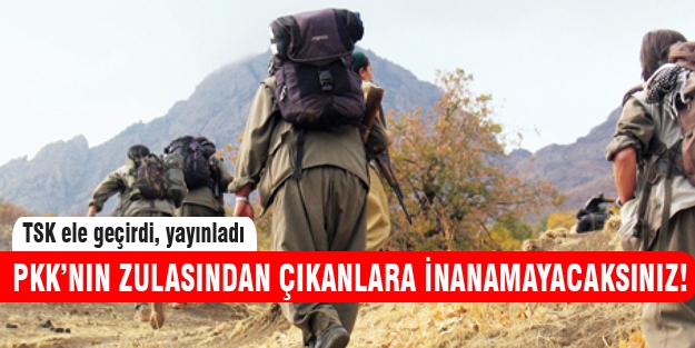 İşte PKK'nın zulasından çıkanlar