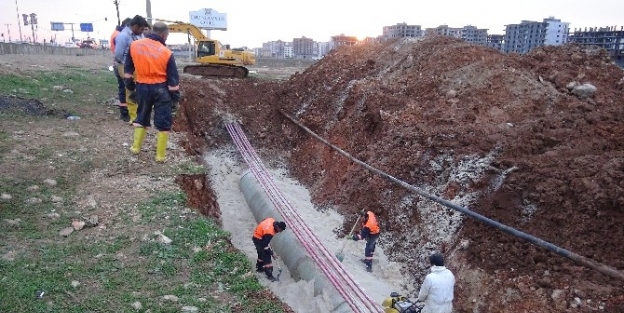 Mardin’de Patlayan Su Borusu Onarıldı
