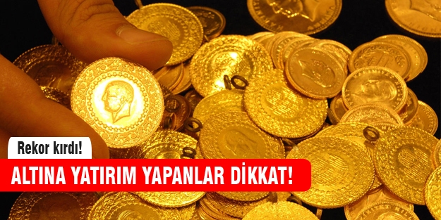 Altına yatırım yapanlar dikkat!