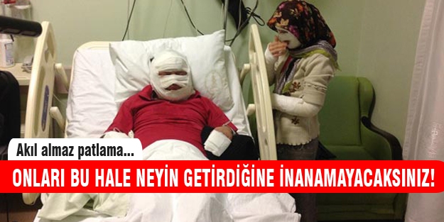 Oda spreyi karı-kocayı bu hale getirdi