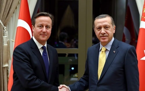 Cumhurbaşkanı Erdoğan, İngiltere Başbakanı Cameron’u Kabul Etti