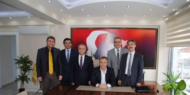 Mhp’li Başkanlar Başkan Savaş’ı Ziyaret Etti