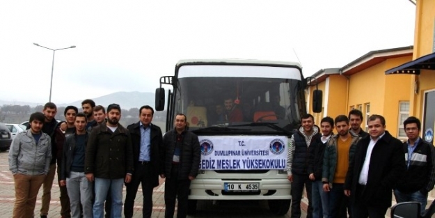 Gediz Meslek Yüksekokulu Öğrencileri Seramik Fabrikasına Teknik Gezi Yaptı