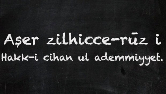 CHP'li Priştina'dan Osmanlıca mesaj!