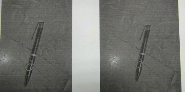 Komşusunu tükenmez kalemle taciz etti!