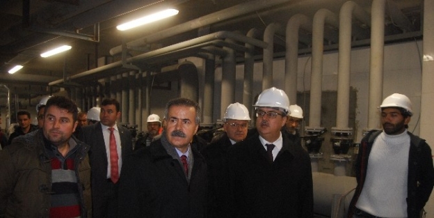 Vali Su, Yeni Hastane İnşaatini Gezdi