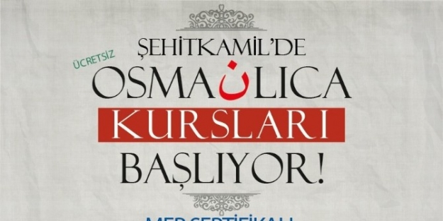 Osmanlıca Dil Kursu Başlıyor