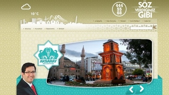 Aksaray Belediyesi’nin Web Sitesi Yenilendi