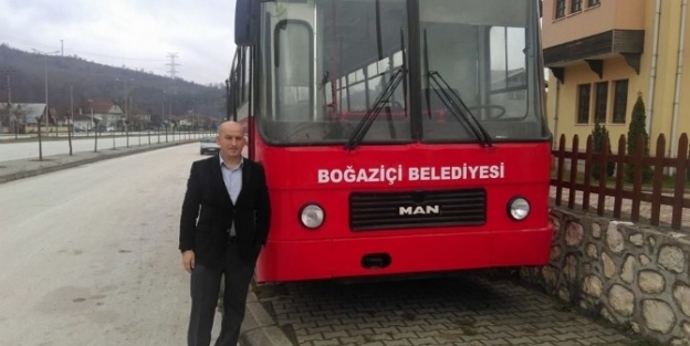 Büyükşehir Belediyesinden Boğaziçi Belediyesine Hibe Otobüs