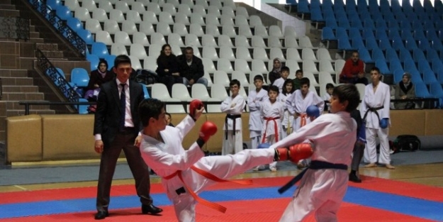Erzincan’da Yıldızlar Karate Müsabakaları Yapıldı