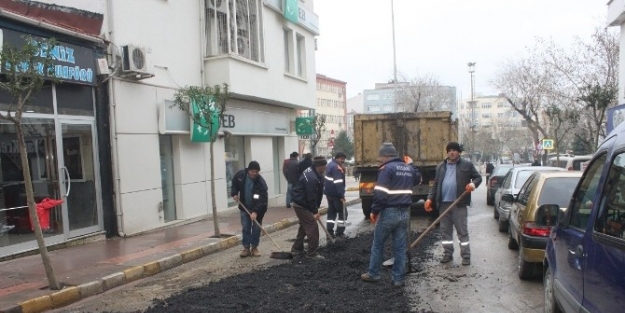 Keşan’da Yollar Asfaltlanıyor