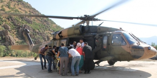 Şirnak’ta Bu Yıl 22 Hasta Askeri Helikopterle Hastaneye Ulaştırıldı