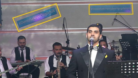 Bayhan'dan Deniz Seki'ye sahneden destek!