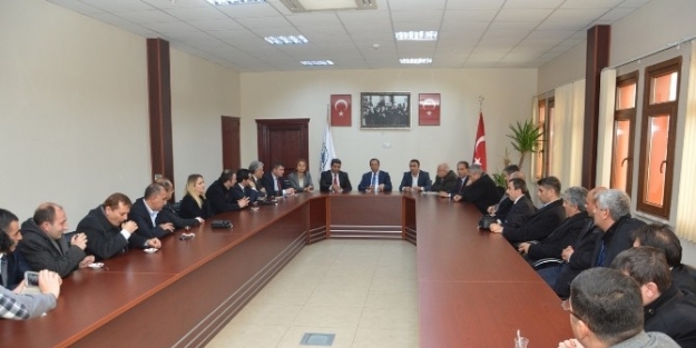 Yeni Müdürler Başkan Toltar’ı Ziyaret Etti