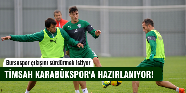 Timsah Karabükspor'a hazırlanıyor!