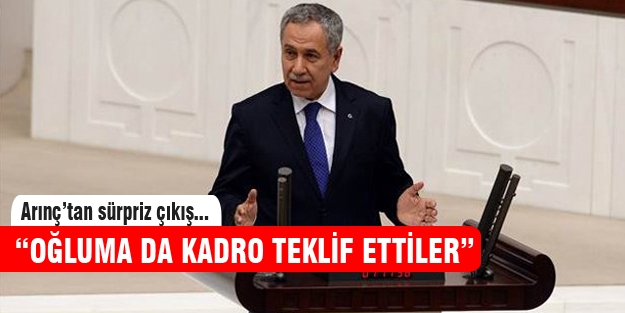 Arınç'tan çarpıcı açıklamalar