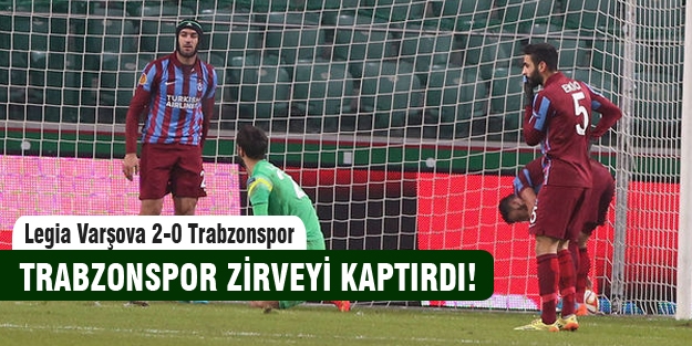 Trabzonspor zirveyi kaptırdı