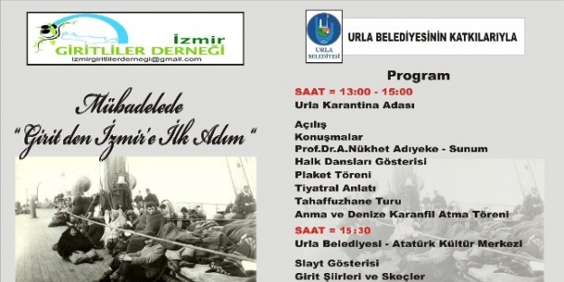 Giritli Türkler, Urla Karantina Adası’nda Buluşacak