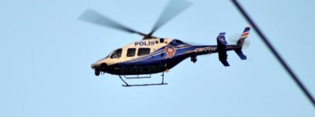 Polisten hava destekli operasyon