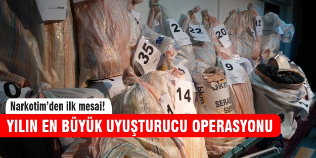 Narkotim ilk operasyonuna çıktı!