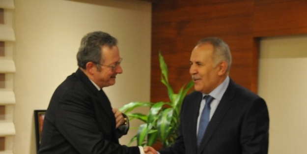 Belçika’nın Ankara Büyükelçisi Vali Ata’yı Ziyaret Etti