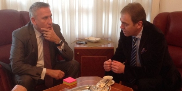 Kavuncu’dan Büyükelçi Kıss’e ’hayırlı Olsun’ Ziyareti