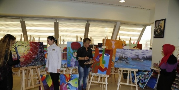 Resim Kurslarına Büyük İlgi