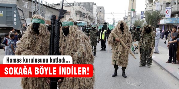 Hamas kuruluşunu böyle kutladı