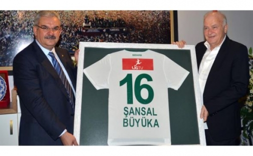 Şansal Büyüka'dan Bursaspor'a ziyaret