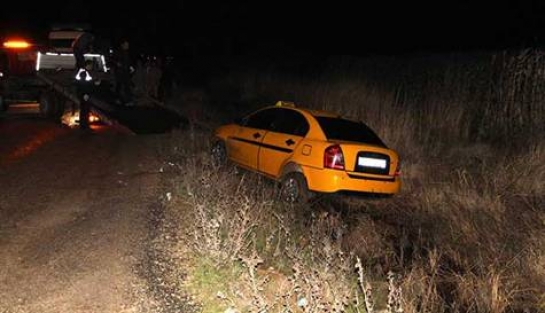 Taksi şoförünü feci şekilde öldürdüler