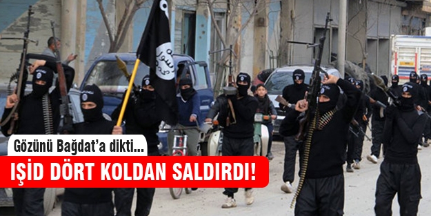 IŞİD dört koldan saldrııyor