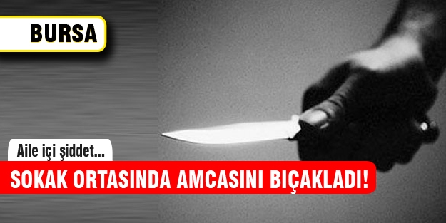 Bursa'da aile içinde bıçaklı kavga!