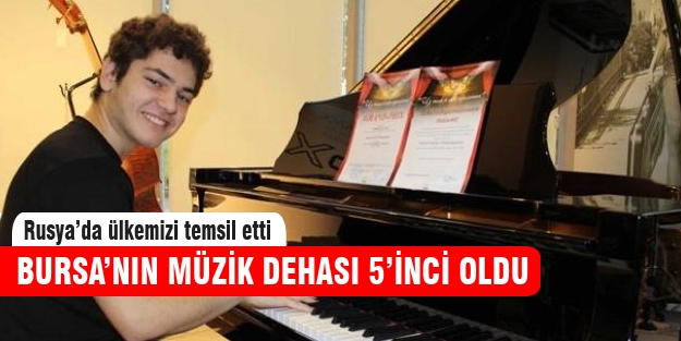 Bursa'nın müzik dehası 5. oldu