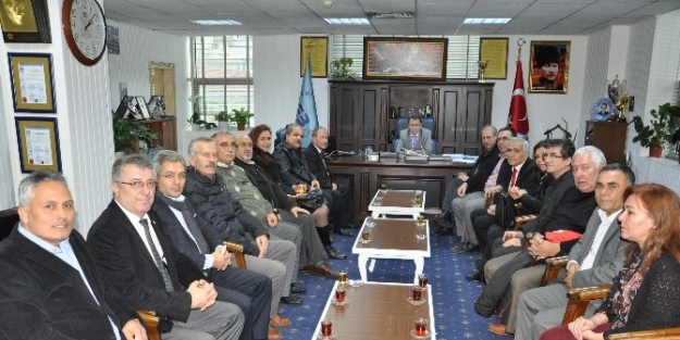 Chp İl Yönetiminden Başkan Saka’ya Ziyaret