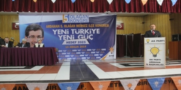 Ak Parti Ardahan 5. Olağan Merkez İlçe Kongresi Yapıldı