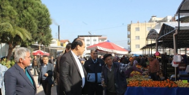 Karpuzlu Belediye Başkanı Ozan’dan Pazar Ziyareti