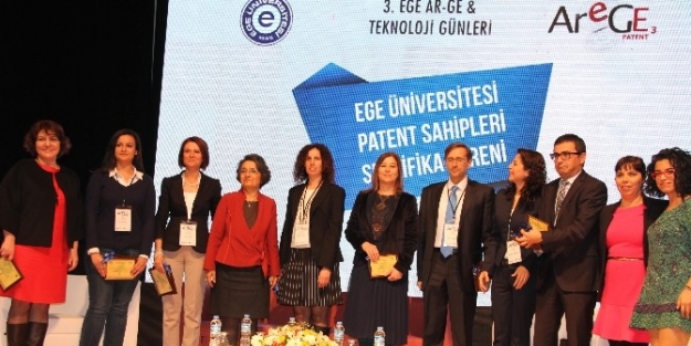 Ege’nin Akademisyenleri Patent Sertifikalarını Aldı