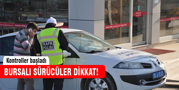 Bursa'da kış lastiği kontrolleri başladı