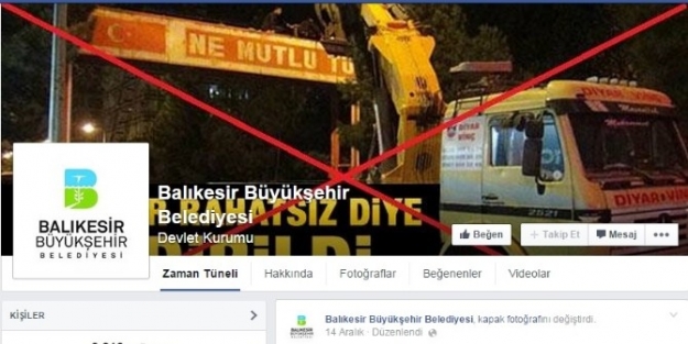 Balıkesir Büyükşehir Belediyesi’nin Sosyal Paylaşım Sitesi Hacklendi