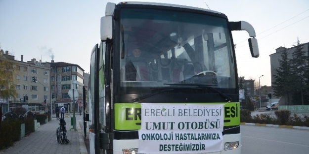 Ereğli’de Onkoloji Hastaları Konya’ya Uğurlandı