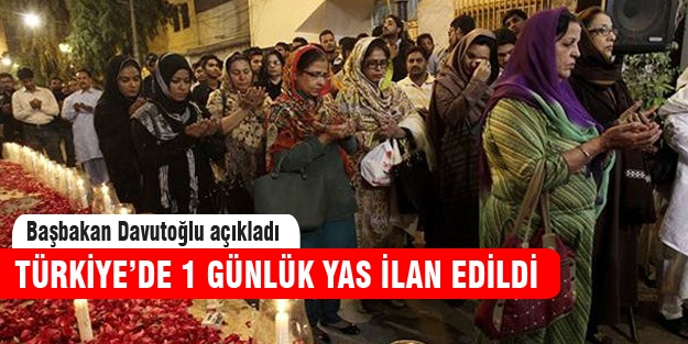 Türkiye'de 1 günlük yas ilan edildi