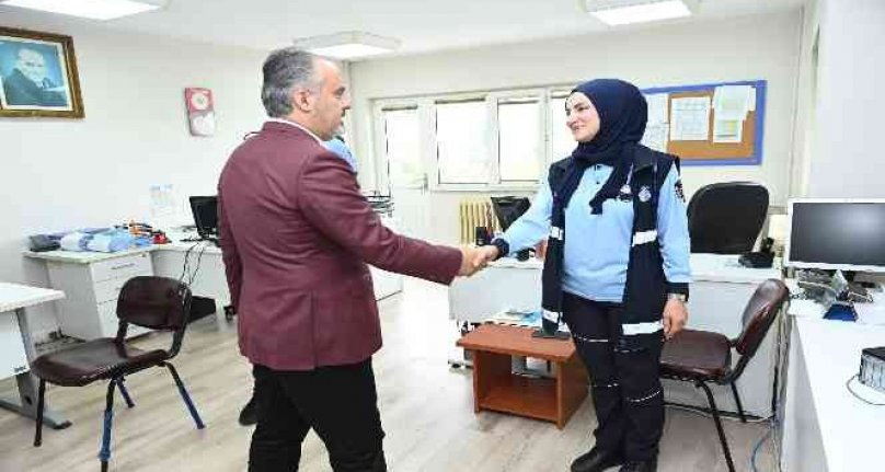 Başkan Aktaş, zabıtanın 196'ıncı yılını telsizle kutladı