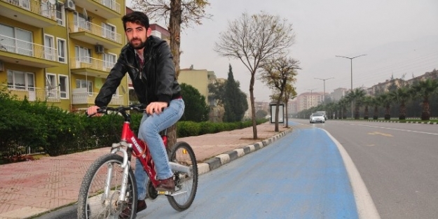 Manisa’da Bisikletliler İçin ‘mavi Yol’