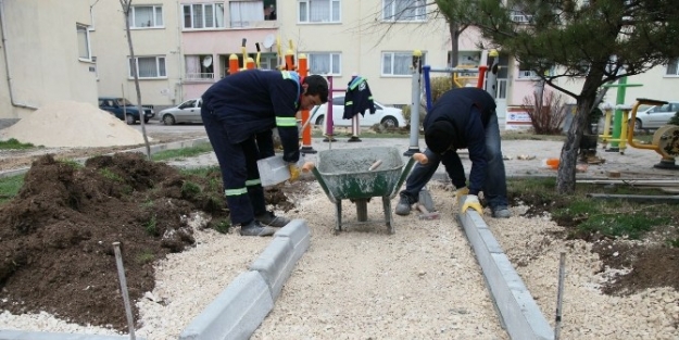 Odunpazarı’nda Parklar Yenileniyor