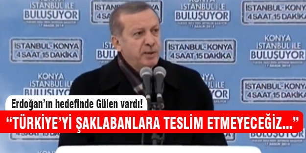 Erdoğan, Gülen'i hedef aldı