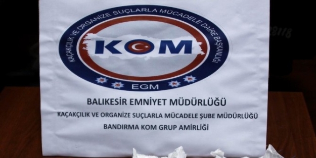 Bandırma’da Kokain Operasyonu